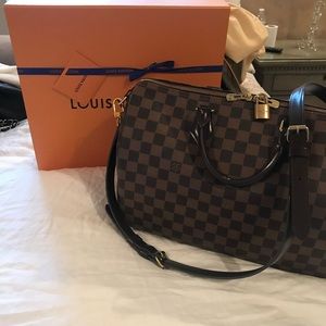 Speedy bandouliere 35 Damier Ebene